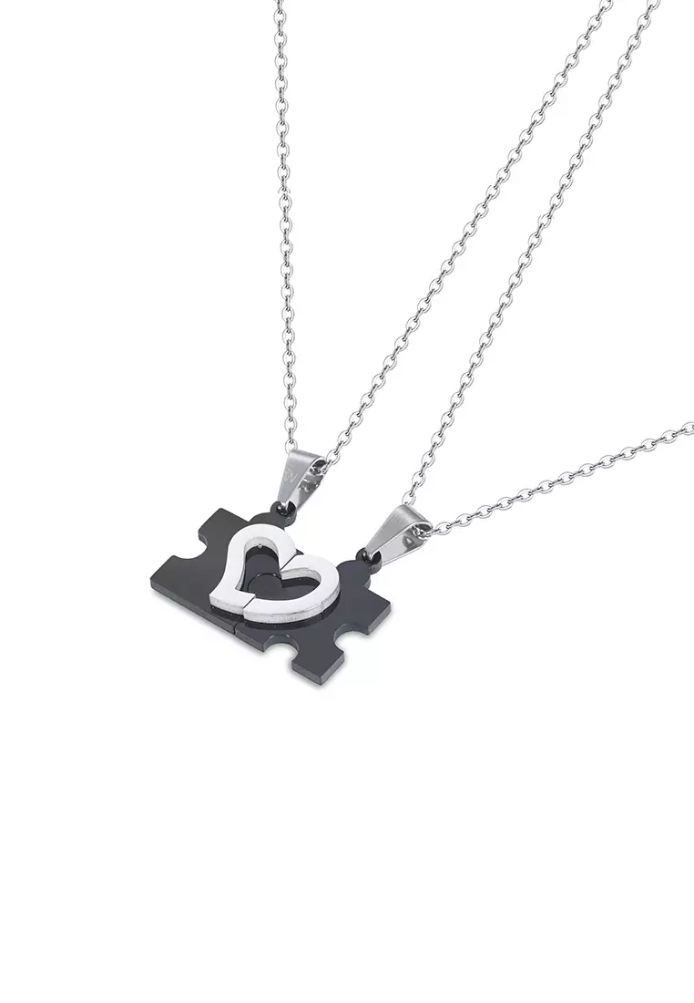 Silverworks heart clearance necklace