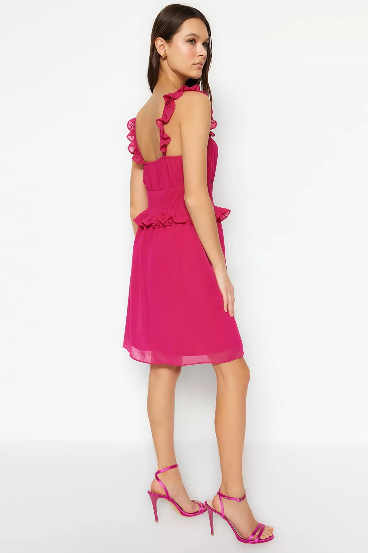 Buy Trendyol Frill Mini Dress 2024 Online ZALORA Singapore