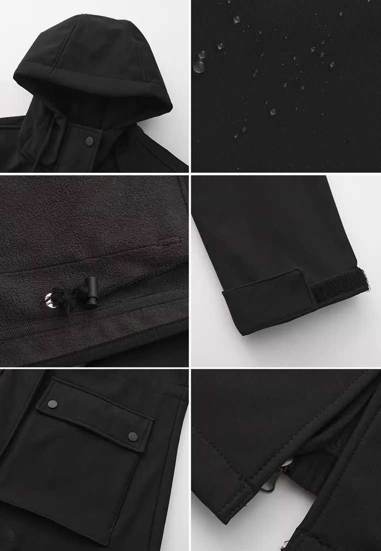 Waterproof Hood Trench Coat AD-M25F598