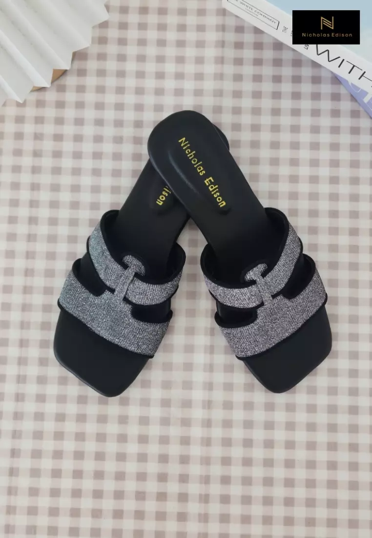 Nicholas Edison Sandal Jenica Black