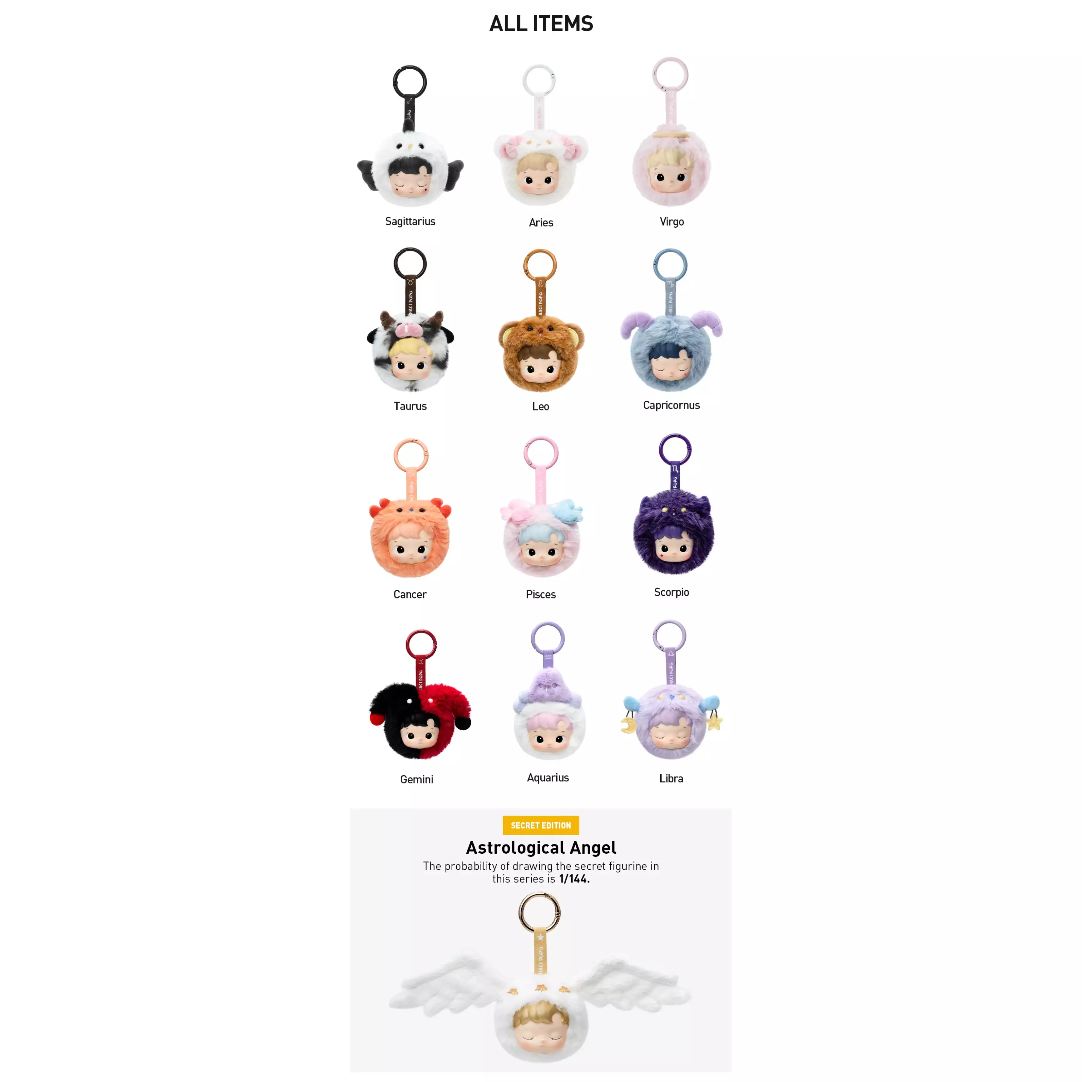 Pop Mart Hacipupu The Constellation Zodiac Series Vinyl Plush - Capricorn