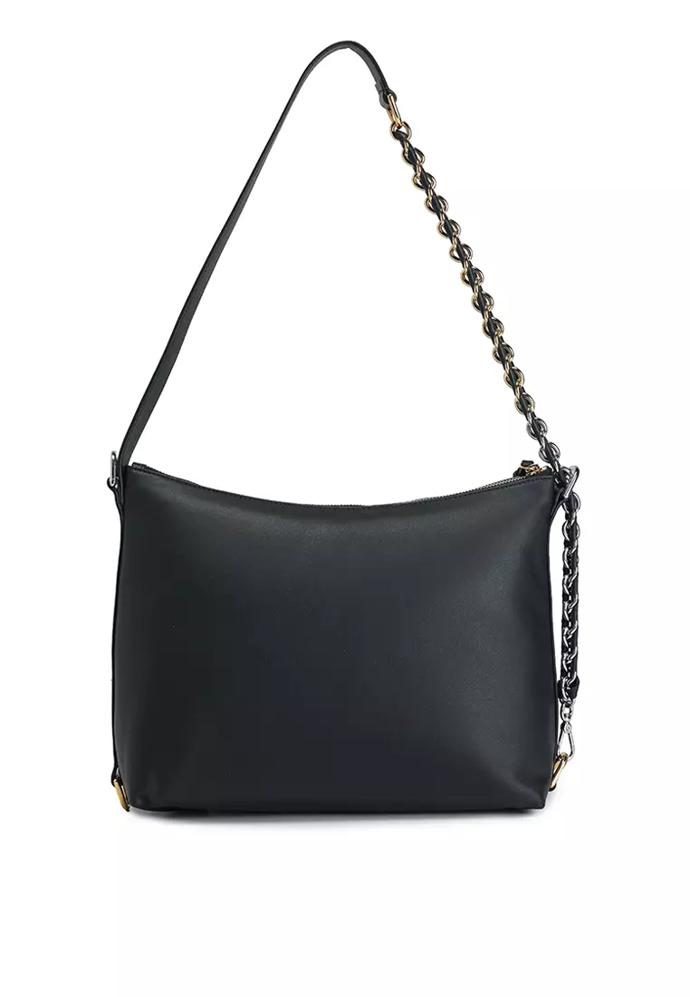 Gretel Puffy Smooth Shoulder Bag