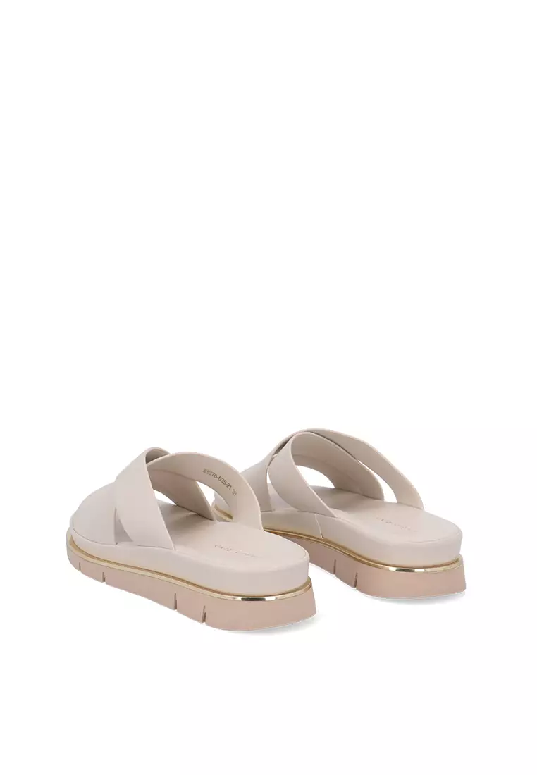 Beige Mia Strappy Sandals
