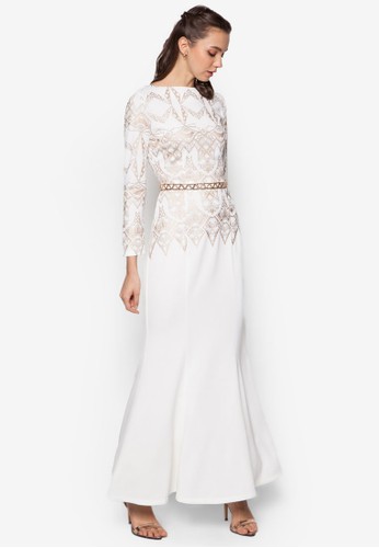 Geometric Foil Print Mermzalora時尚購物網的koumi koumiaid Dress, 服飾, 服飾