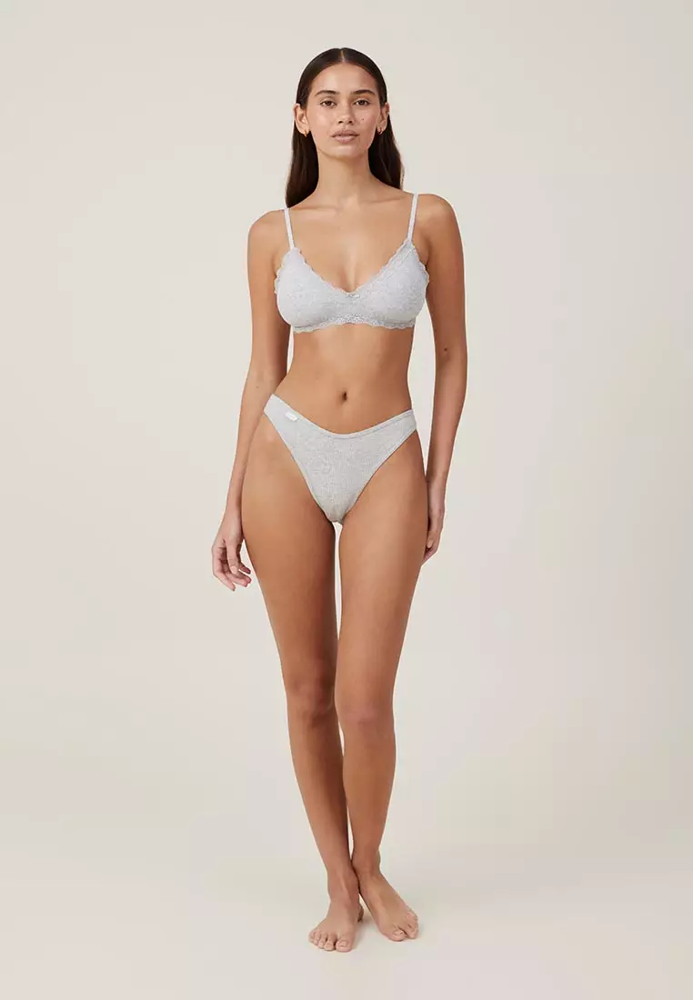 Lace Triangle Padded Bralette