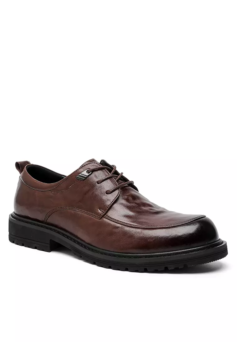 Twenty Eight Shoes Business Grain Leather Derby Shoes MK3152-1