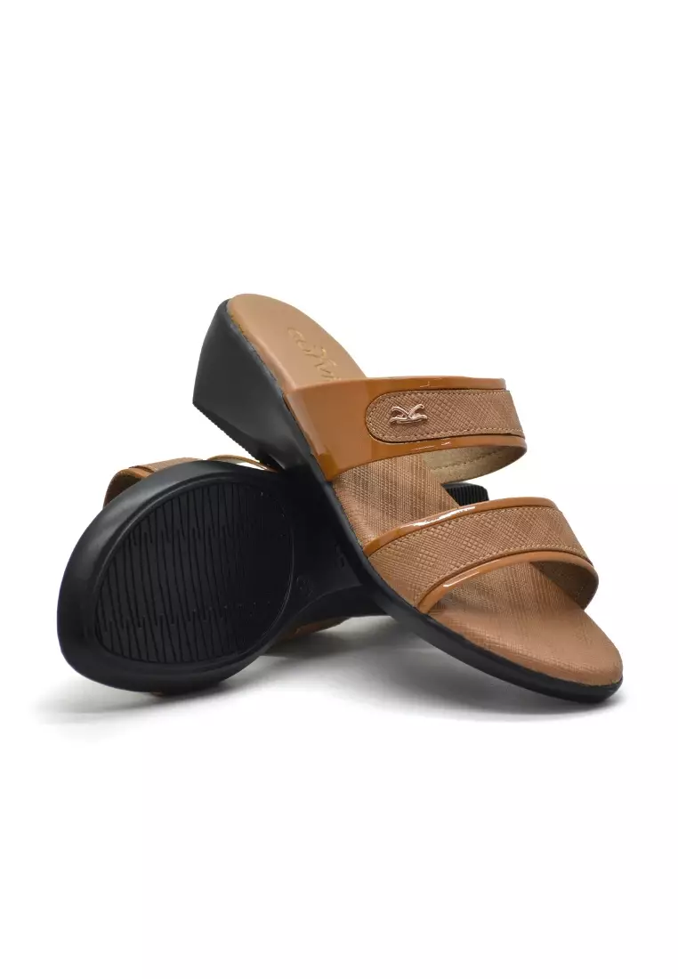 Carvil Sandal Wanita Elisa-02 L Dark Cream