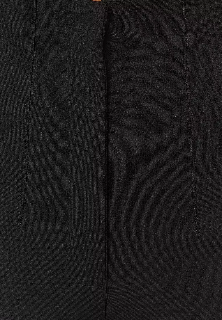 High Waist Carrot Fit Trousers