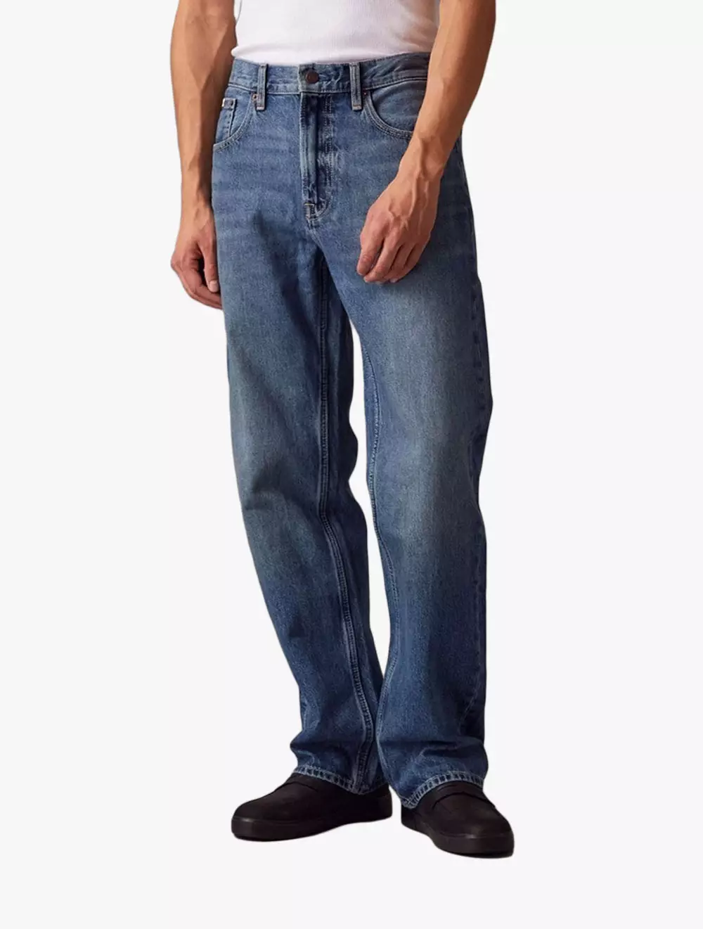 Calvin Klein - Signature 90's Straight Fit Denim - Blue - blue