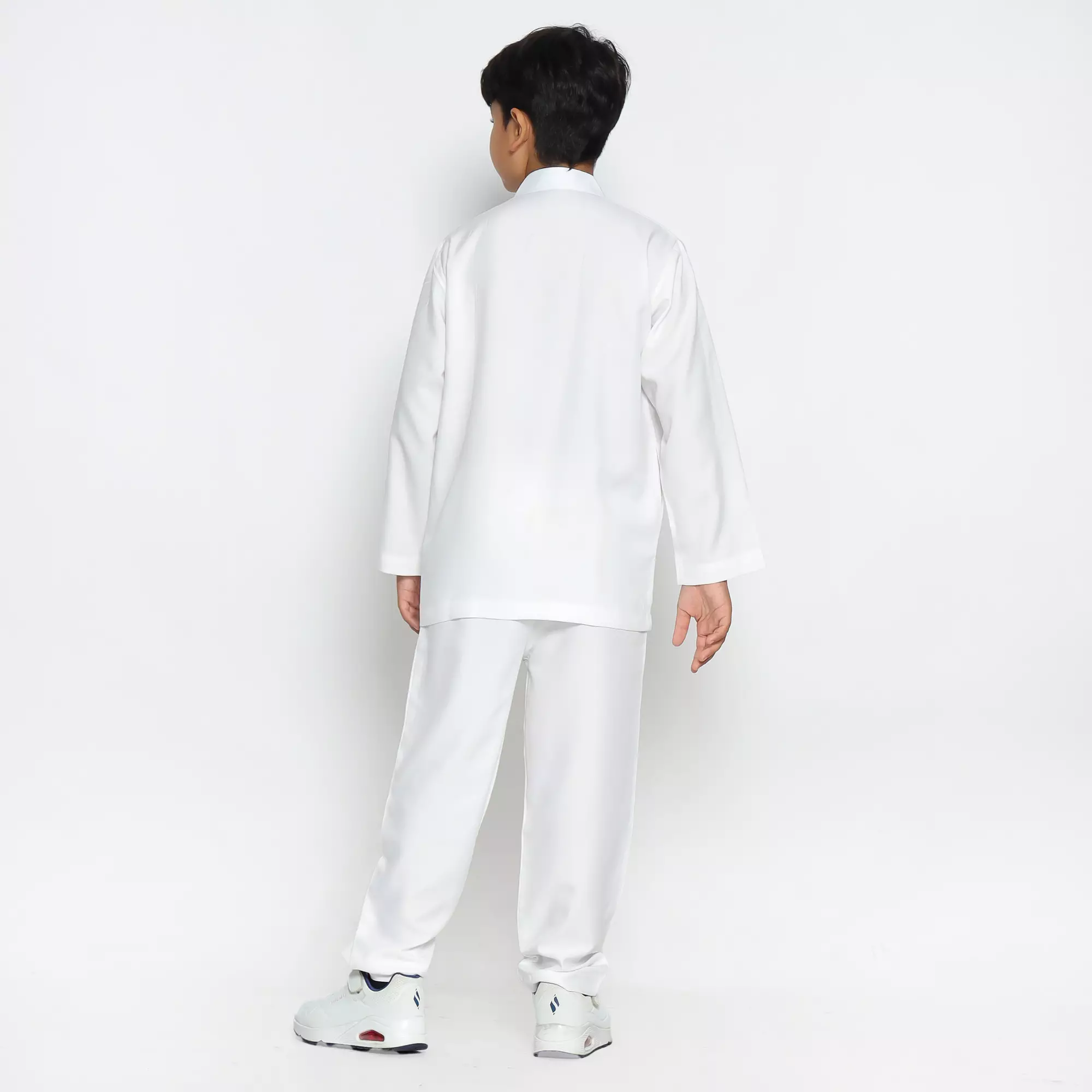 Baju Koko Anak KKA 41 White Lengan Panjang