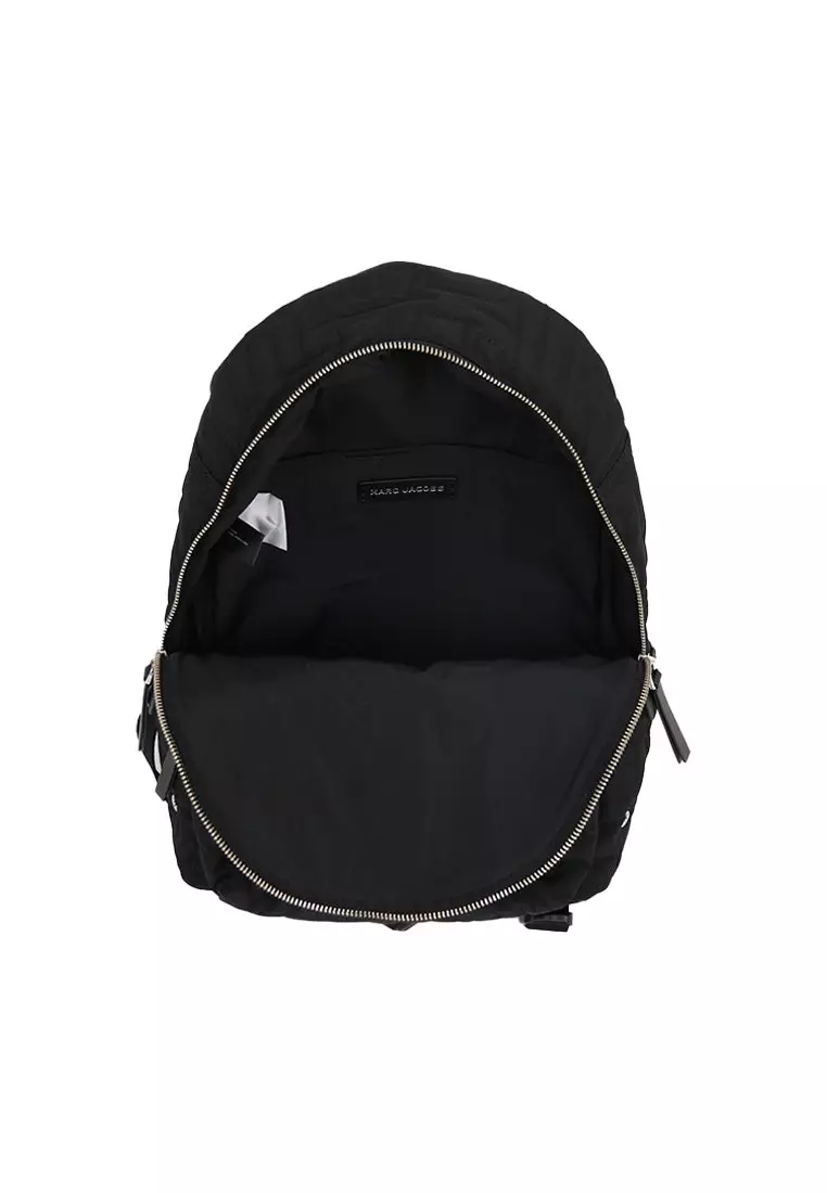 Marc Jacobs Nylon Quilted Backpack In Black 4S4HBP001H02