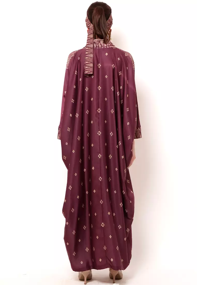 Kanzi Exclusive Long Sleeve Songket Kaftan
