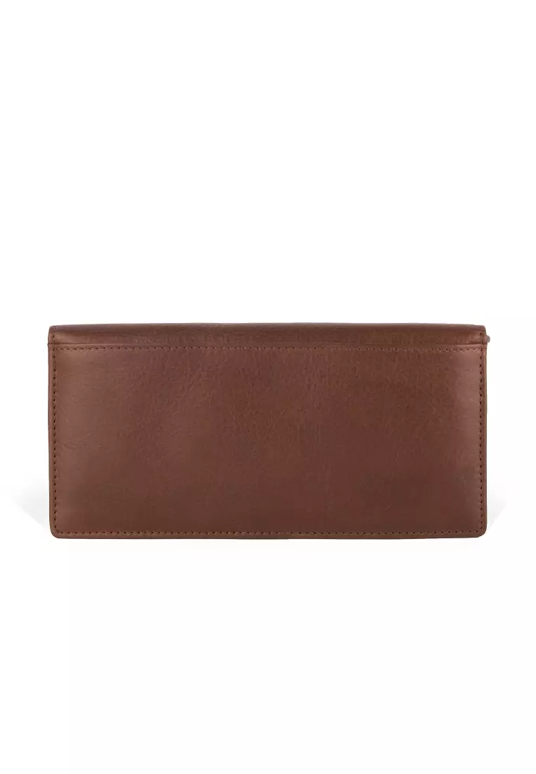 Buy Samuel Ashley Georgia Long Leather Wallet Brandy 2024 Online