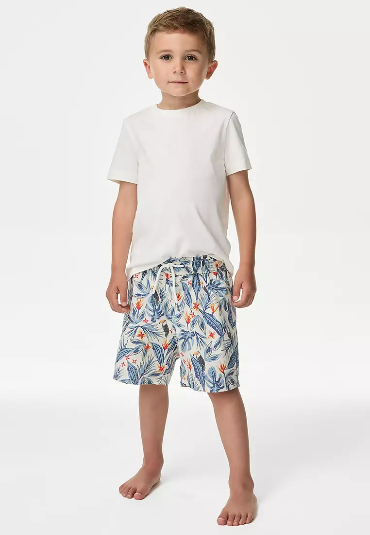 Mini Me Toucan Print Swim Shorts