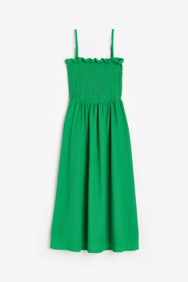 Buy H&M Smock-topped dress Online | ZALORA Malaysia