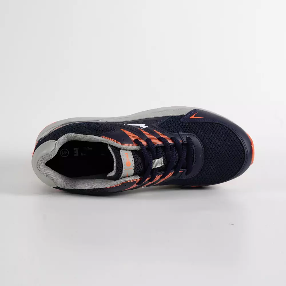 Eagle Sepatu Running Run Breaker - ABU MUDA/ORANYE