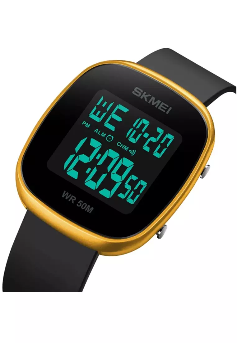 Jam Tangan Digital Pria Waterproof Many Function Strap Tali Material Silicone BY98 ORIGINAL