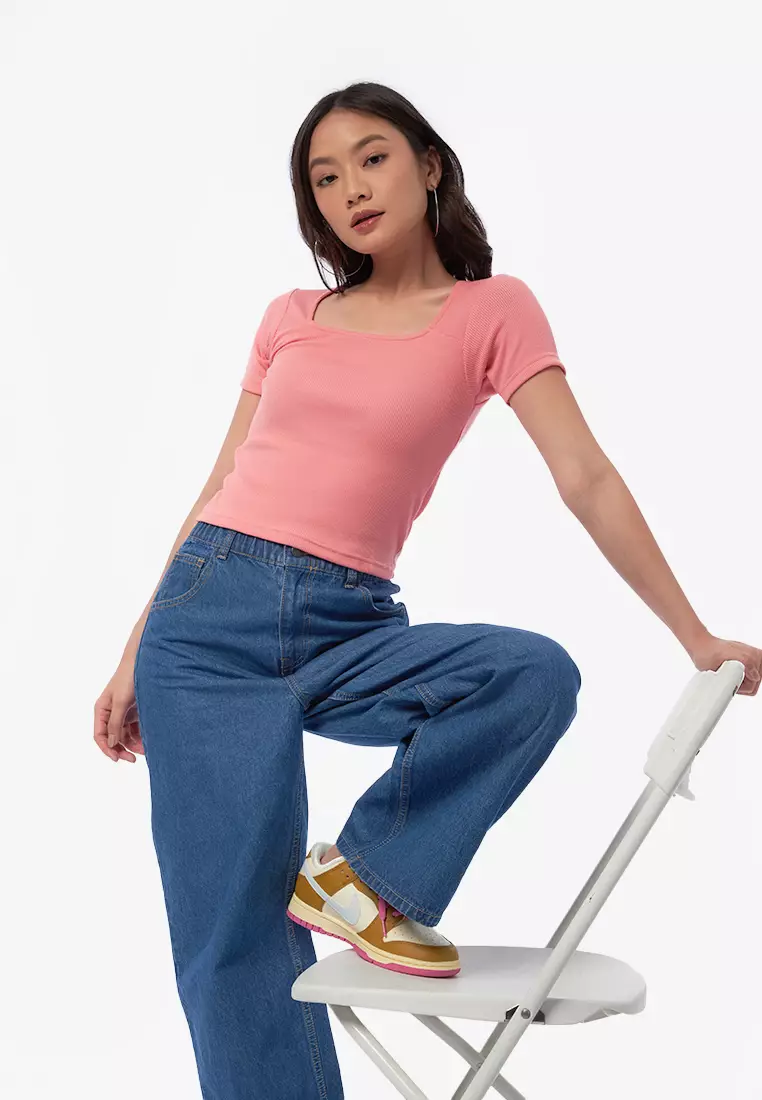 Short Sleeve Rib T-Shirt