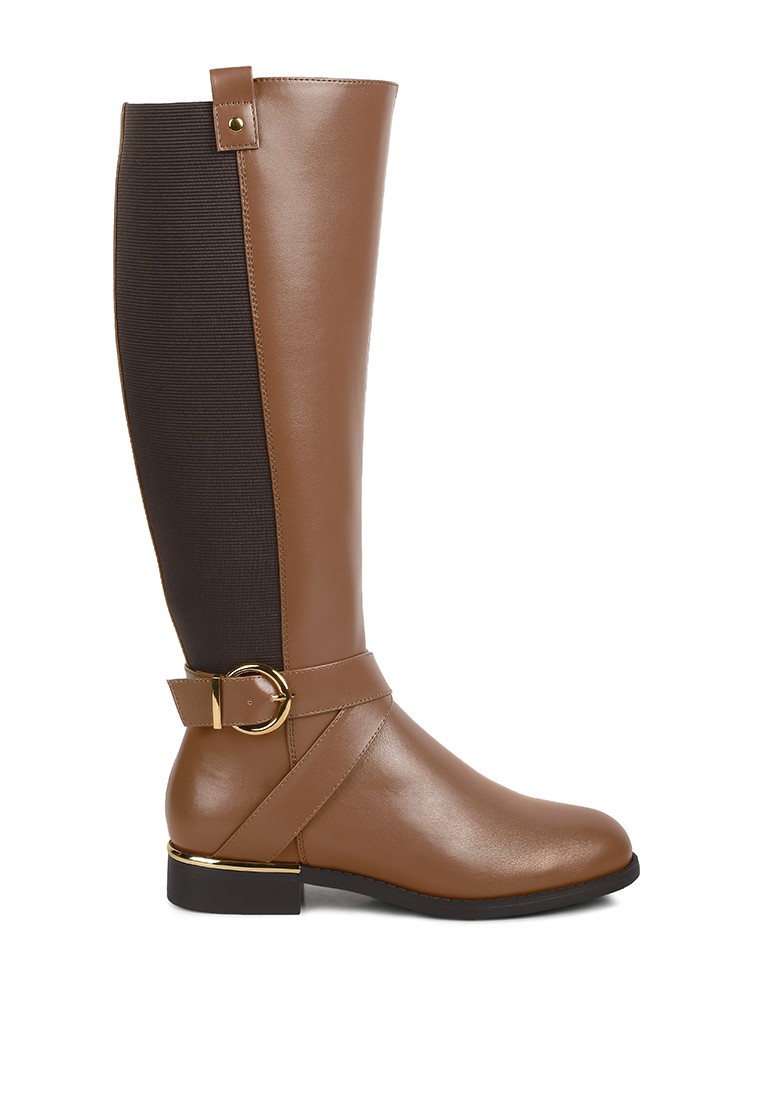 Beat Chill Knee High Boot in Tan