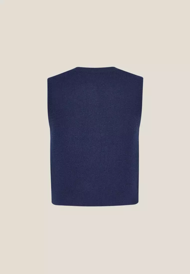 G2000 Pocket Detail Sweater Vest