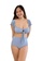 PINK N' PROPER blue Hestia Ribbed Off Shoulder Puff Sleeve High Waist Bikini Set in Pastel Blue 17BBCUSBAAA701GS_2