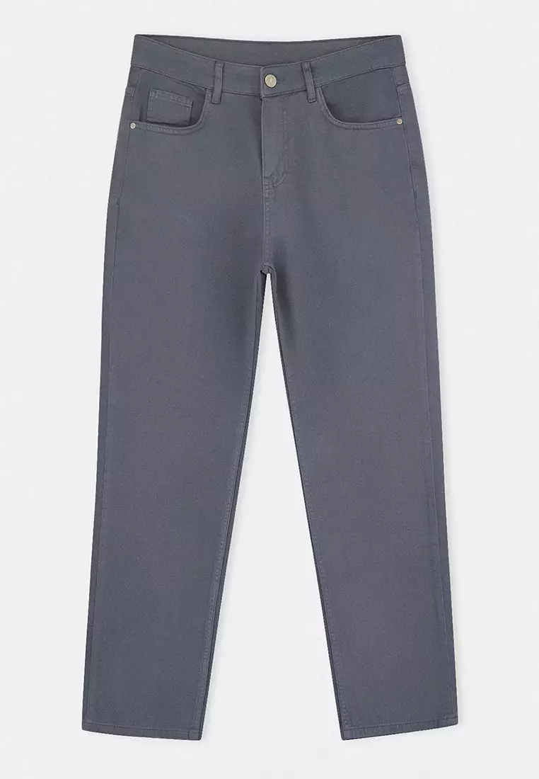 Straight Cut Denim Jeans