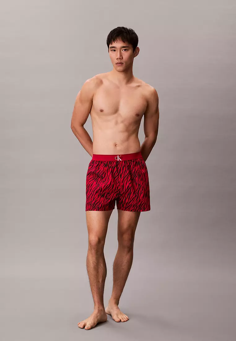 Cotton Monogram Slim Boxers - Calvin Klein Underwear