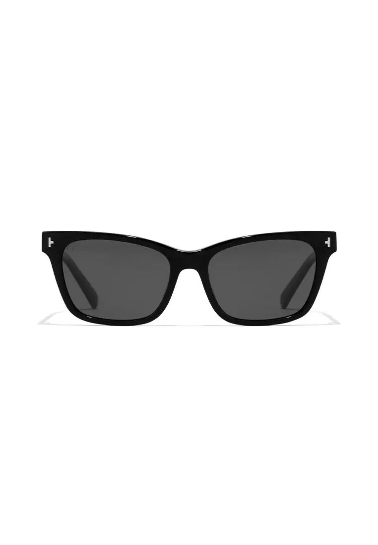 HAWKERS POLARIZED Black Dark MAZE Sunglasses for Men and Women, Unisex. UV400 Protection. Official Product designed in Spain