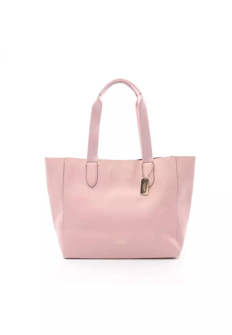 Coach derby tote discount pink