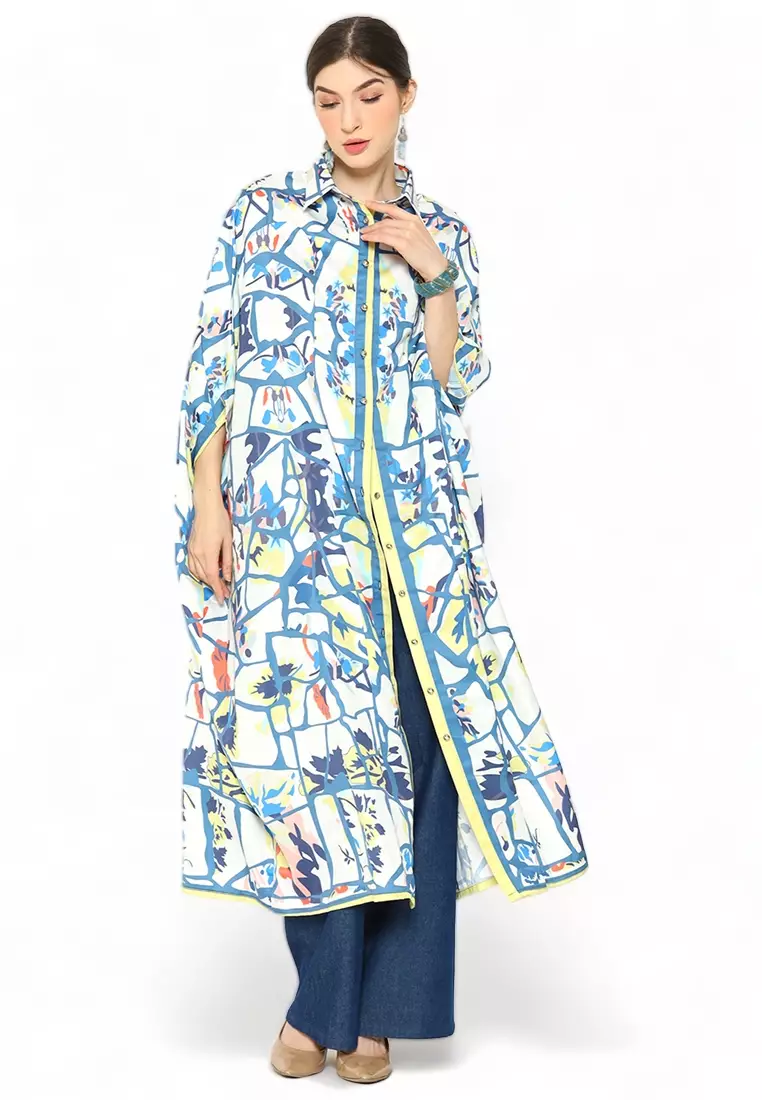 Kanzi Collared Kaftan