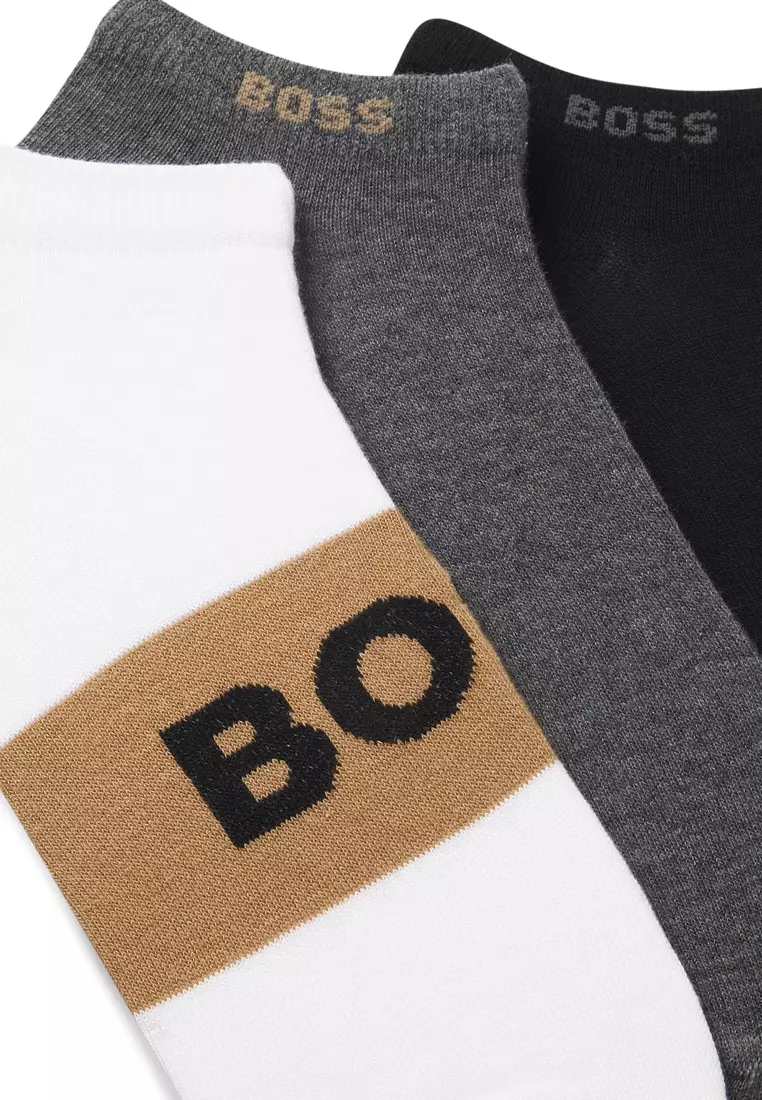 Ankle Length Socks 3 Pack - BOSS Mainline
