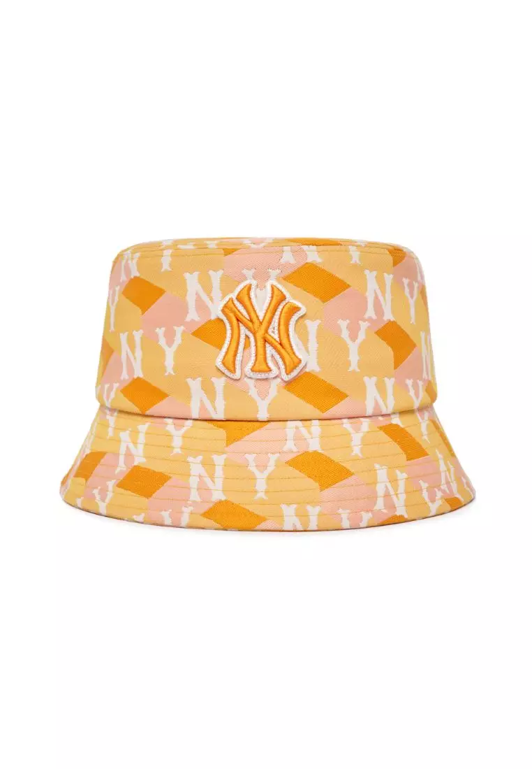 MLB Unisex Color Party Monogram Bucket Hat NY Yankees Green