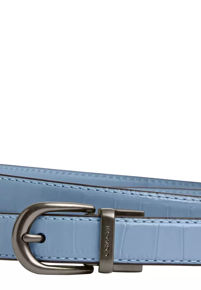 Classic Buckle Cut To Size Reversible Belt, 18 Mm, in Cornflower CR914