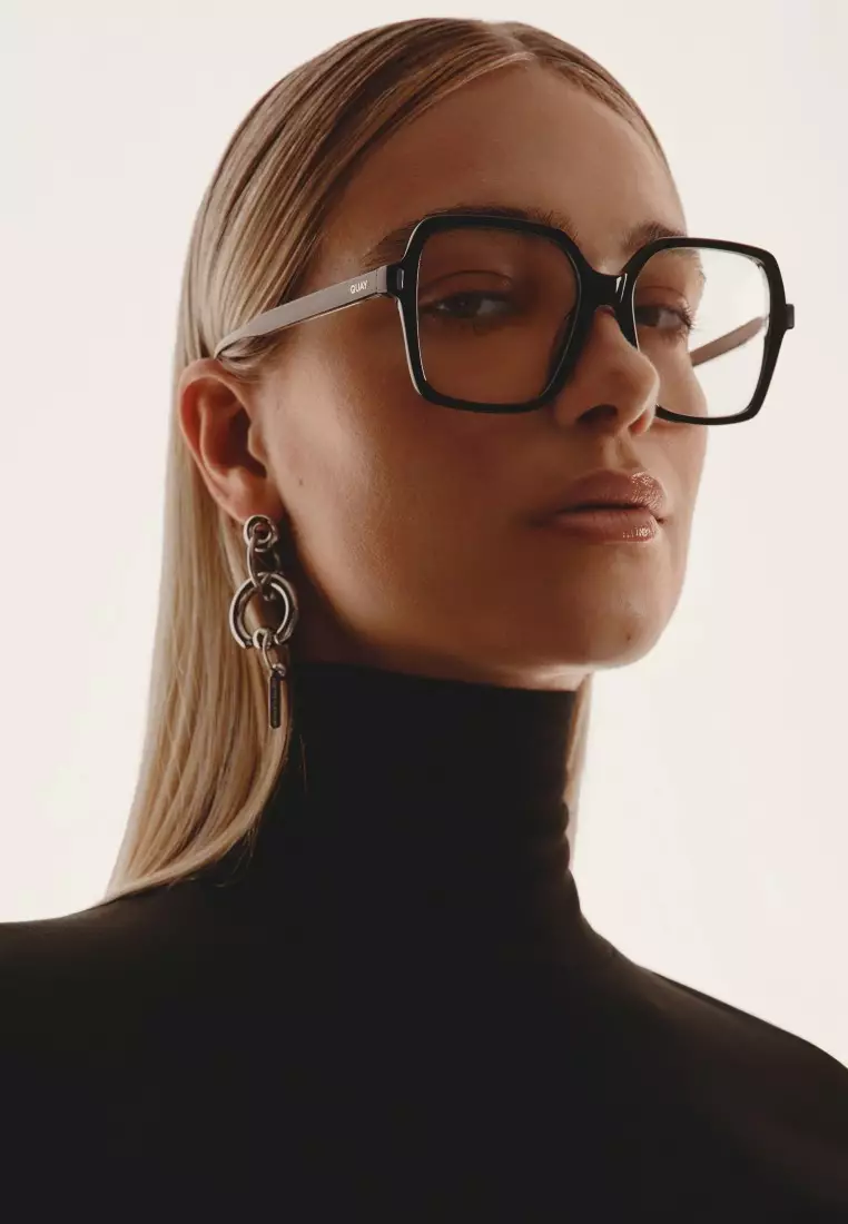 QUAY Boss Mode Optical Eyeglasses - Peach