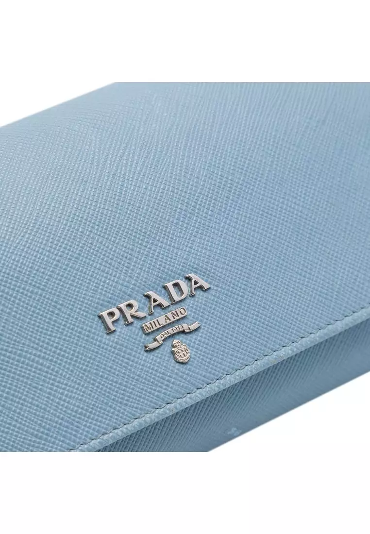 Pre-Loved Prada Saffiano Wallet On Chain