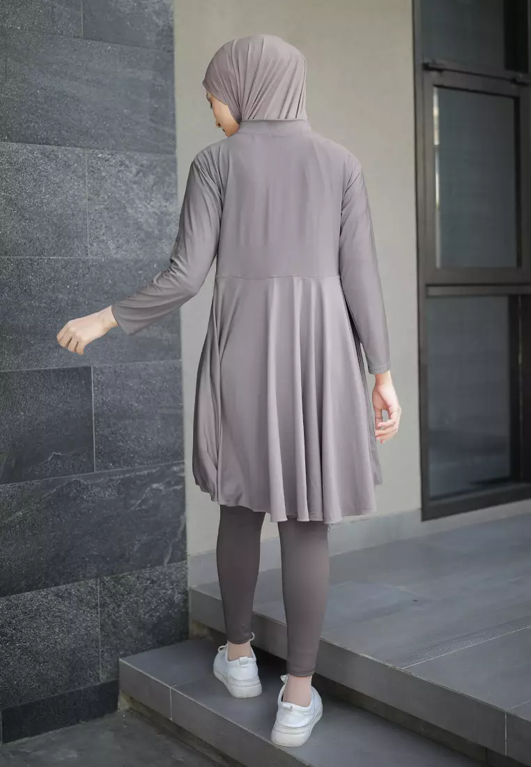 Zelena - Atasan Olahraga Wanita Ivy Longsleeve Tunic Reguler