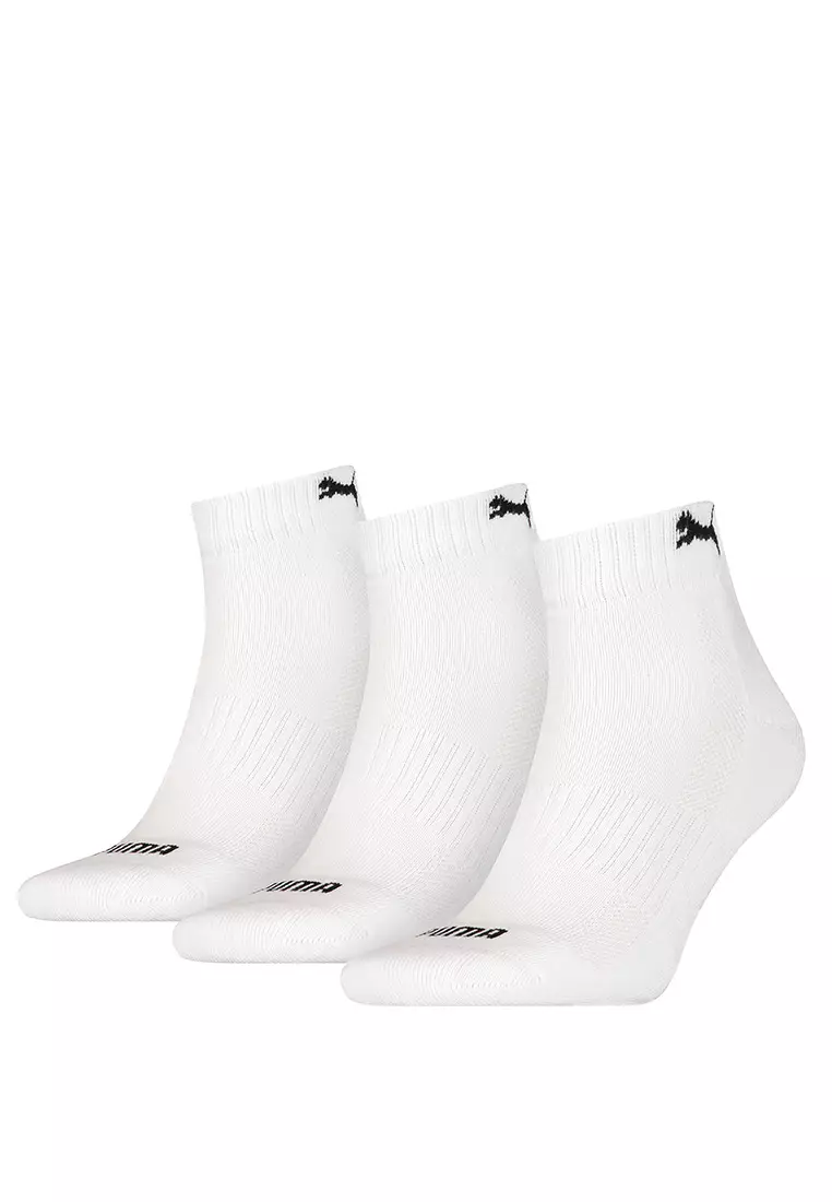 Pack of 3 Quarter Cushioned Socks
