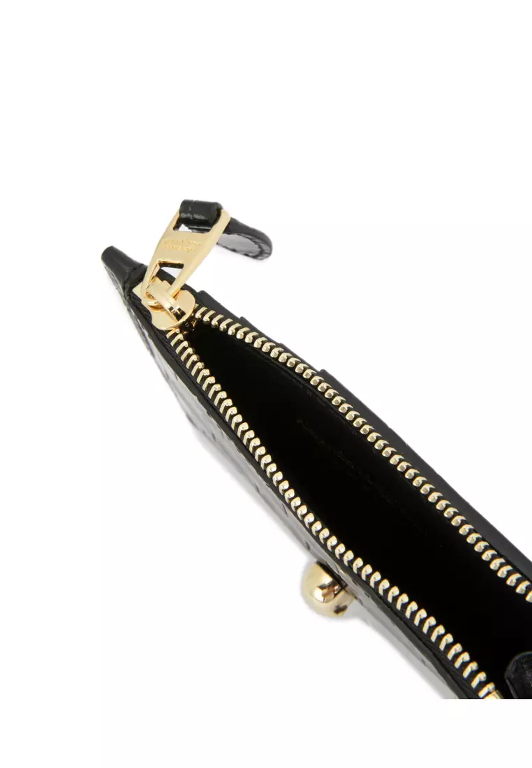 Skull Zip Card Holder/coin Purse