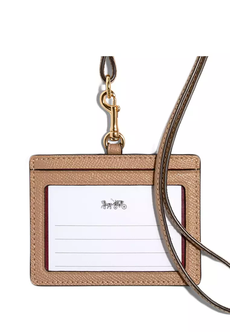 Coach Coach ID Lanyard - Beige 2024 | Buy Coach Online | ZALORA Hong Kong