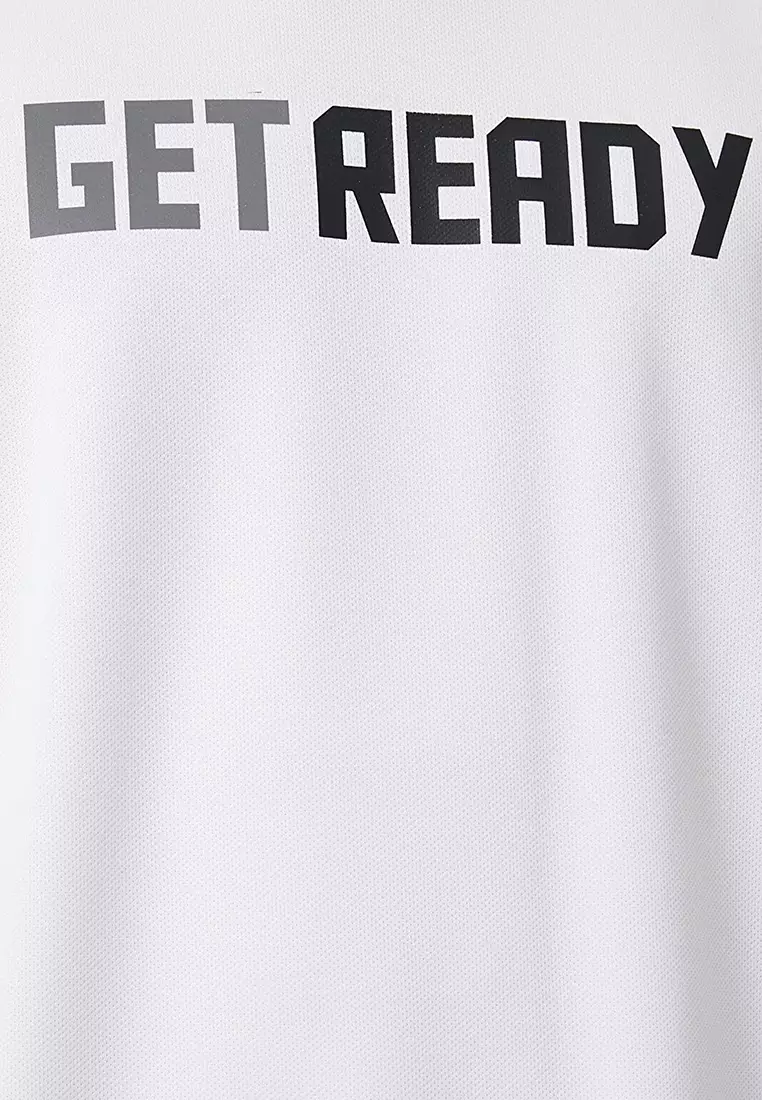 Redbat Athletics Men's White Graphic T-Shirt 