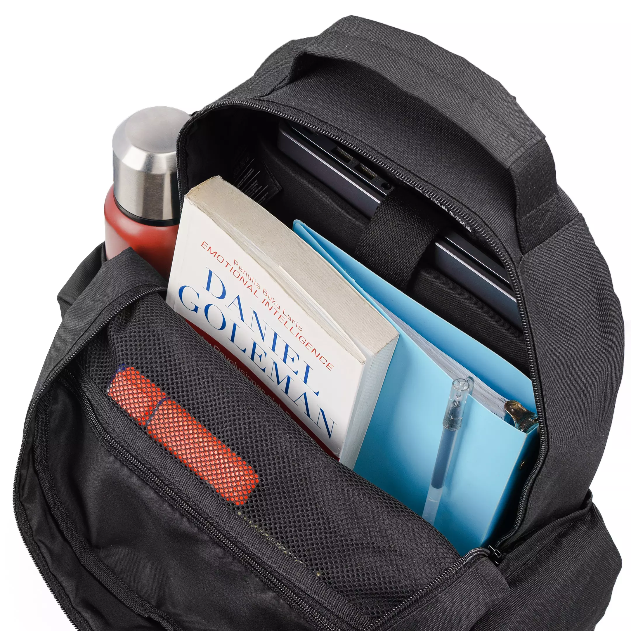 Gloaming Back To School Black Backpack Tas Ransel Tas Laptop Daypack