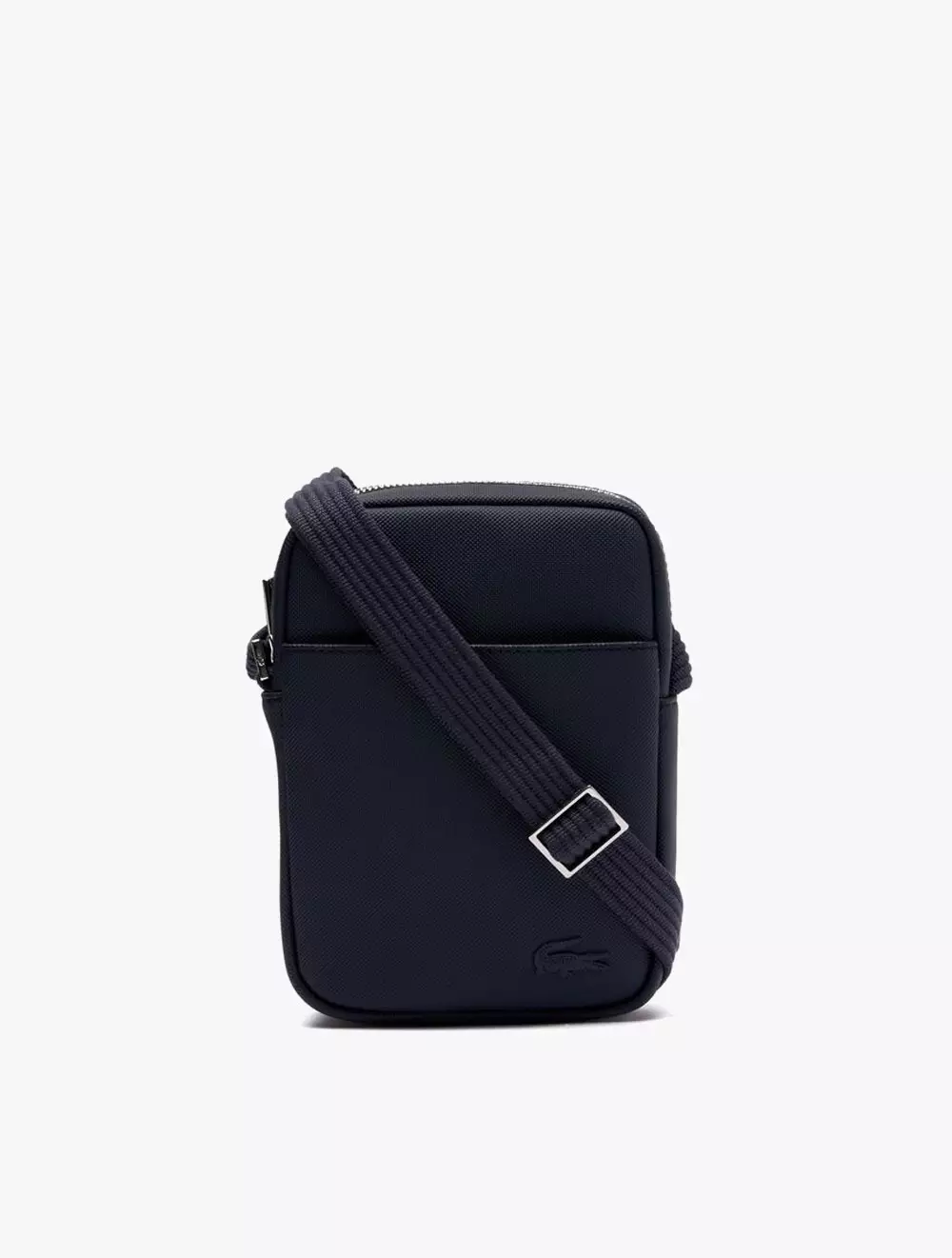 Men's Classic Piqué Effect Vertical Satchel - Blue