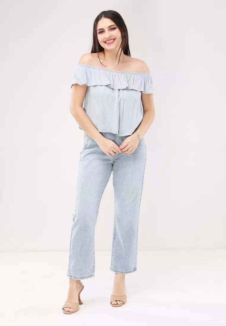 Single Twill Woven Sleeveless Blouse