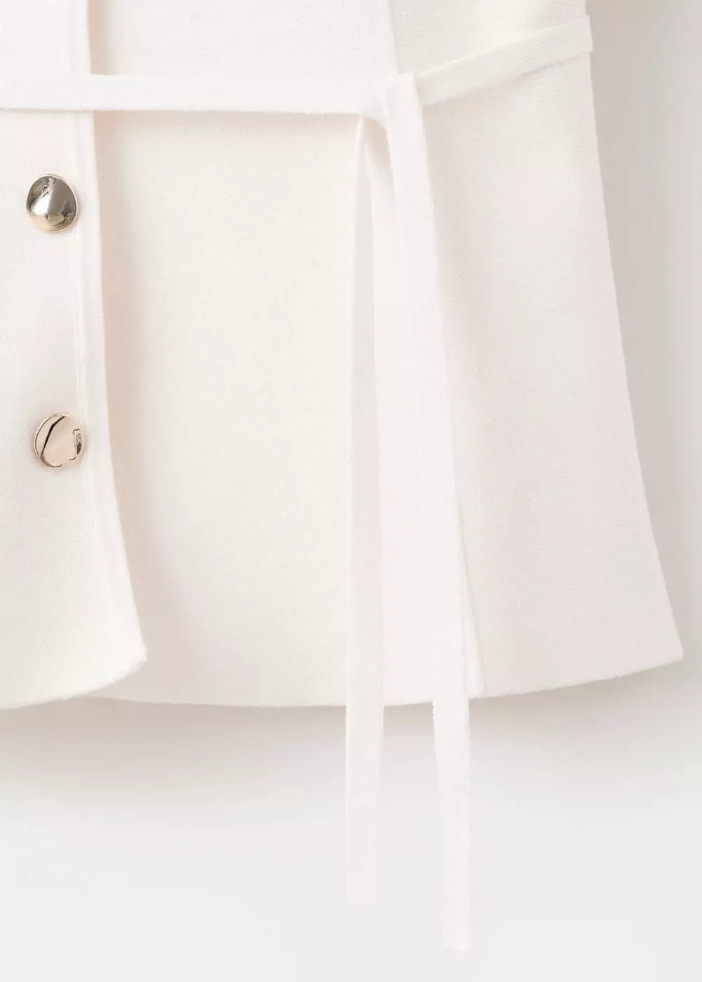 Jaket rajut dengan kerah kemeja