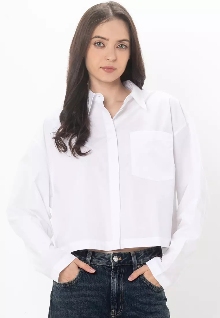 Button Down Calvin Klein Jeans Tops Womens Buy Calvin Klein