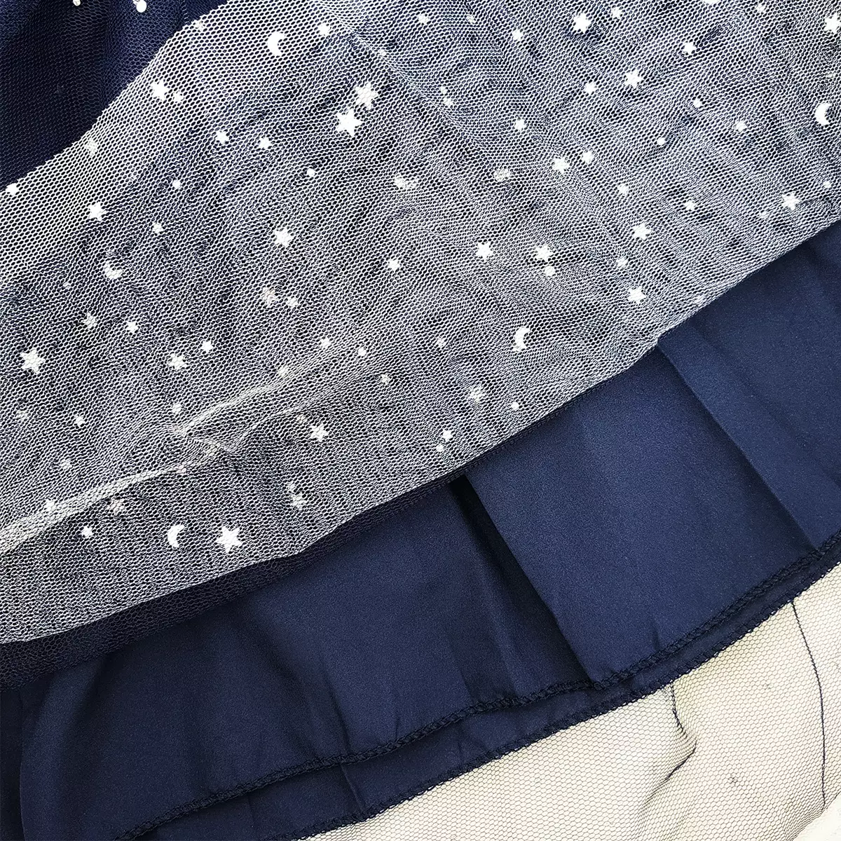 Wakakids Dress Anak Perempuan Baju Putri Gaun Sequin Tutu Gradasi 4492 Venrz Navy