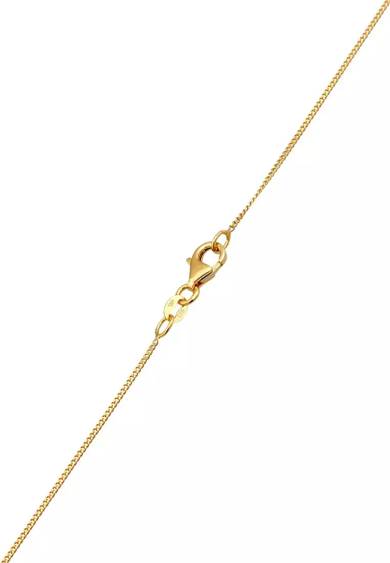 Kalung Perhiasan Perak 925 Wanita Infinity Pendant Symbol Zirconia Gold Plated