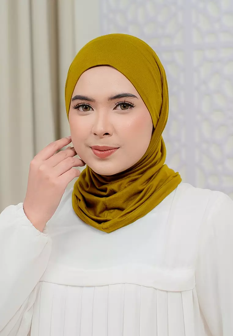 HIJAB INSTAN LUMA - MUSTARD