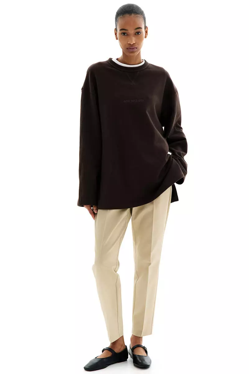 Text-motif sweatshirt