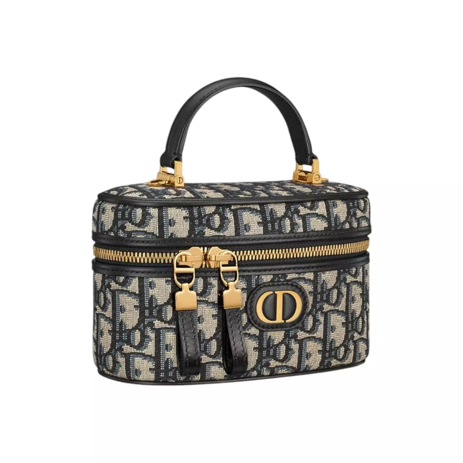 30 Montaigne Mini Vanity Case Oblique Jacquard Blue